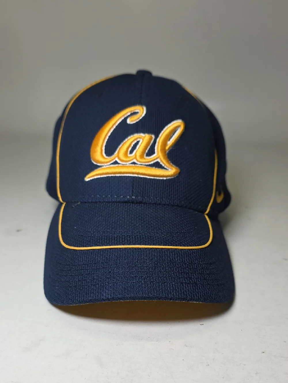 Nike Dri-Fit Cal Hat Adjustable Navy Yellow California Authentic‎ Team Wear Cap